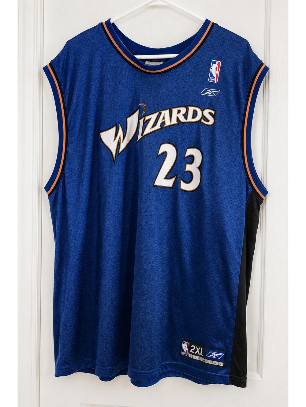 Vintage Reebok Michael Jordan Washington Wizards #23 Jersey 2XL Blue NBA Y2K
